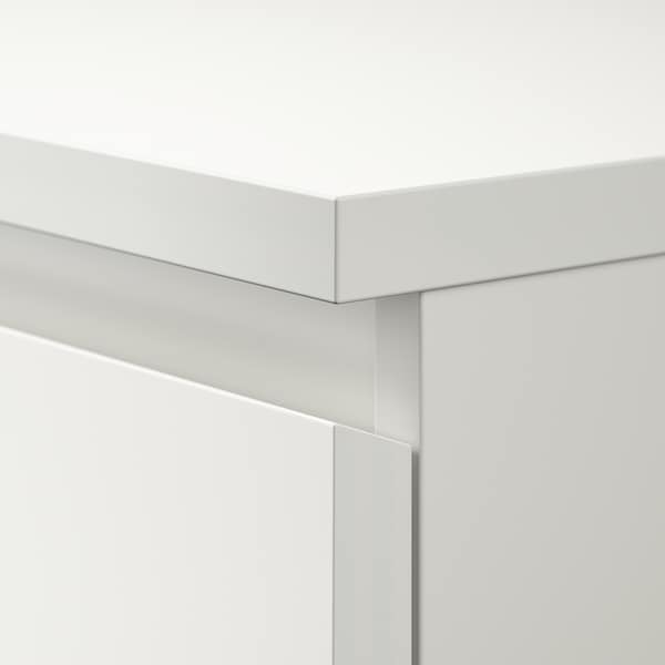 MALM Kommode mit 4 Schubladen, weiß, Begrenzte Freigabe