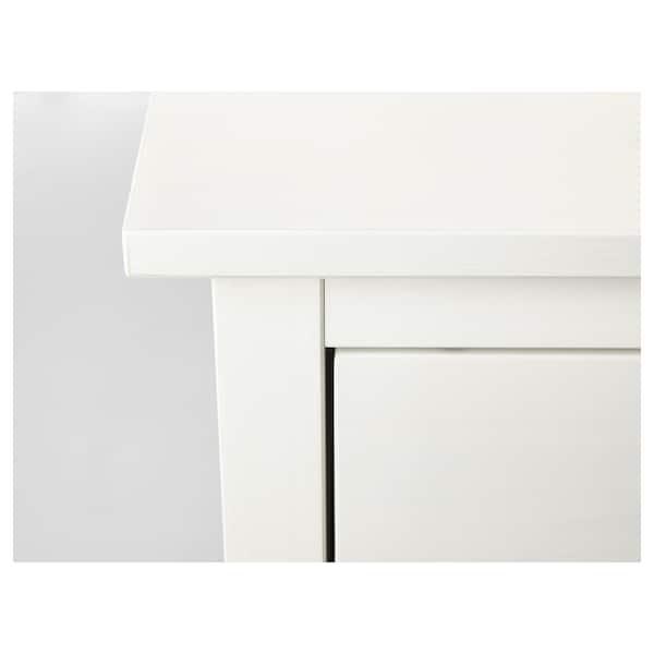 HEMNES Kommode mit 8 Schubladen, weiß gebeizt, Letzte 3 Tage