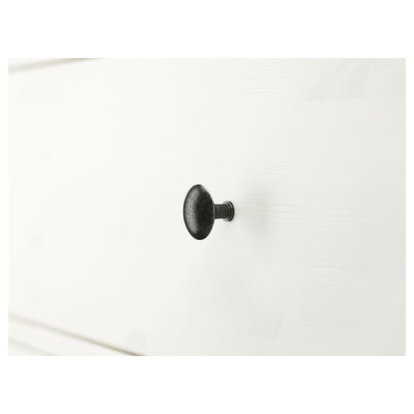 HEMNES Kommode mit 3 Schubladen, weiß gebeizt, Letzter Tag