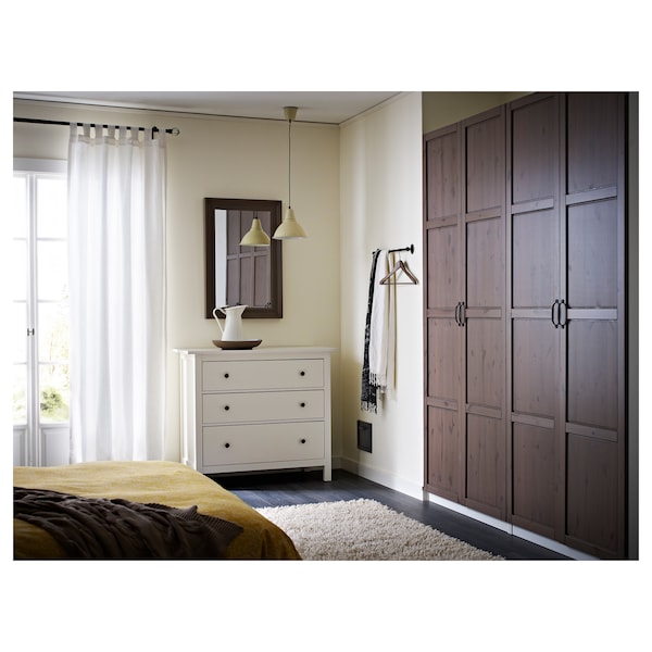 HEMNES Kommode mit 3 Schubladen, weiß gebeizt, Letzter Tag