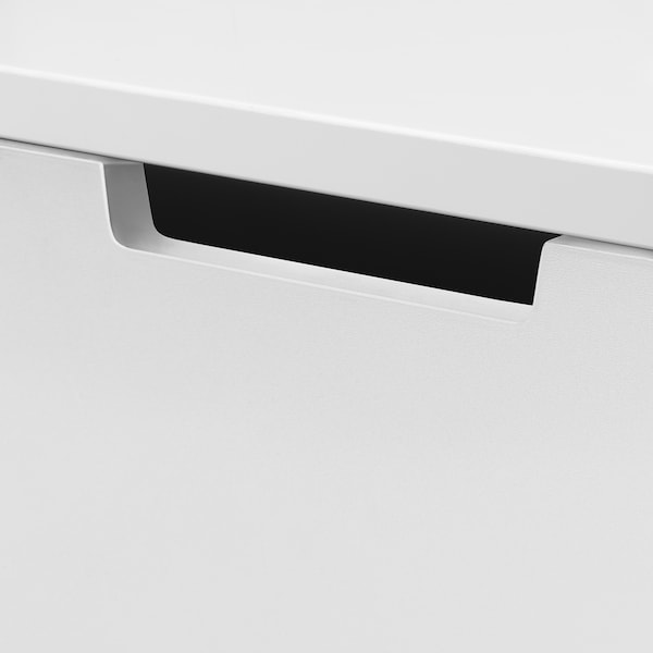 NORDLI Kommode mit 8 Schubladen, weiß, Riesige Rabatte