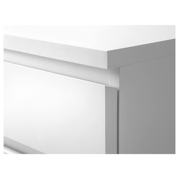 MALM Schubladenelement auf Rollen, weiß, Rabatte dieses Monats