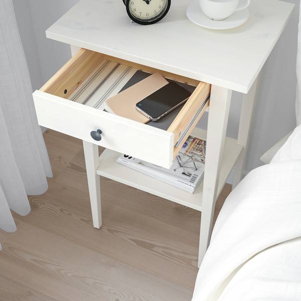 HEMNES Ablagetisch, weiß gebeizt, Hotsell
