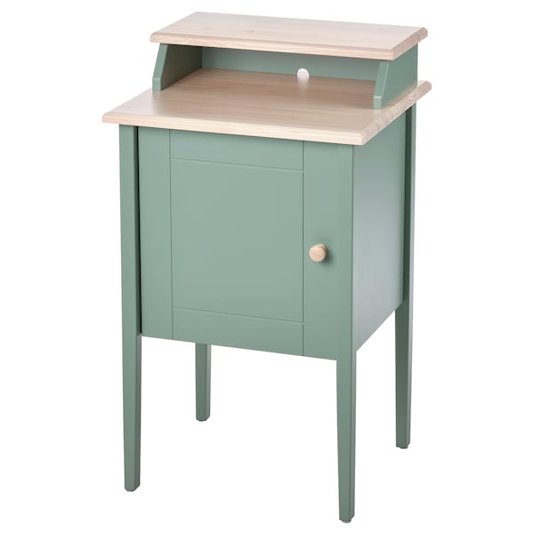 OLDERDALEN Ablagetisch, graugrün/Kiefer, Online Shopping
