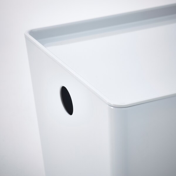 KUGGIS Box mit Deckel, weiß, Blitzverkäufe