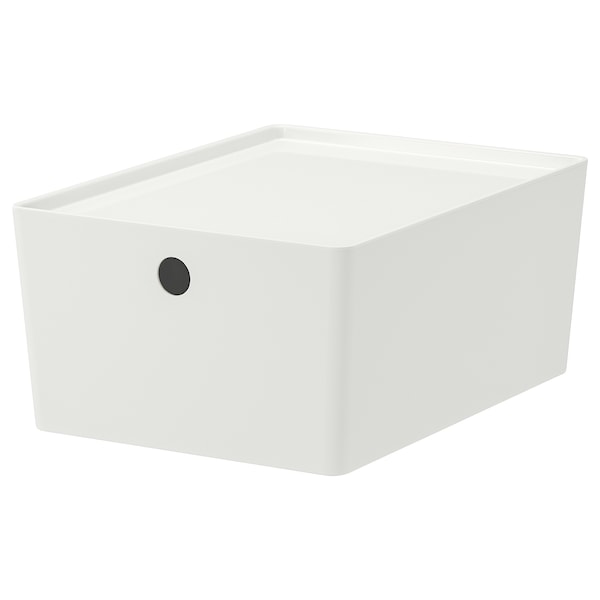 KUGGIS Box mit Deckel, weiß, Limitierter Zeitrabatt