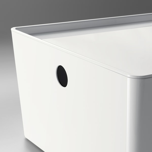 KUGGIS Box mit Deckel, weiß, Limitierter Zeitrabatt