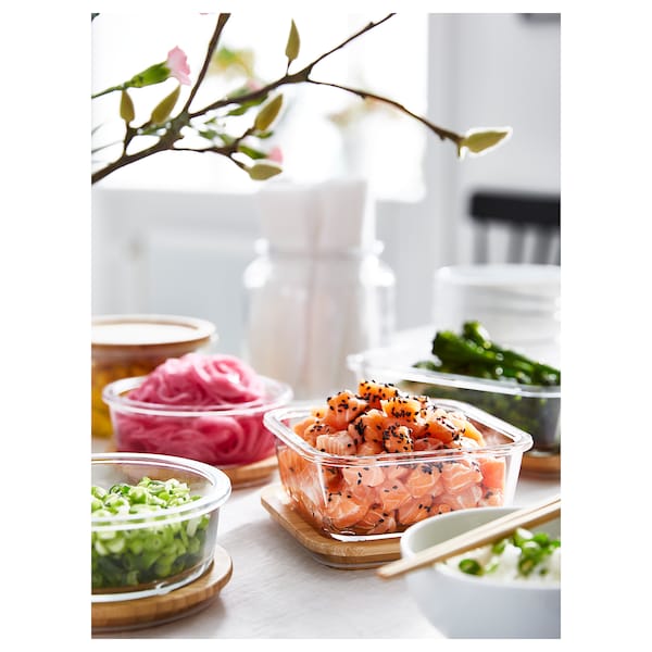 IKEA 365+ Behälter, quadratisch/Glas, Blitzangebot