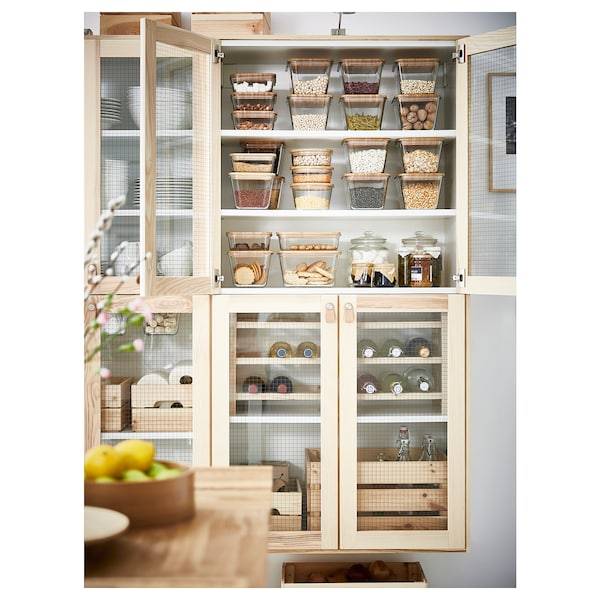 IKEA 365+ Behälter, quadratisch/Glas, Blitzangebot