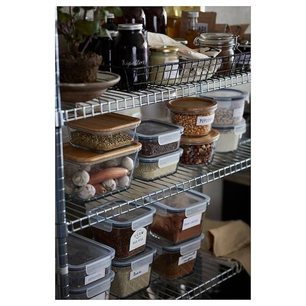 IKEA 365+ Behälter, quadratisch/Glas, Blitzangebot
