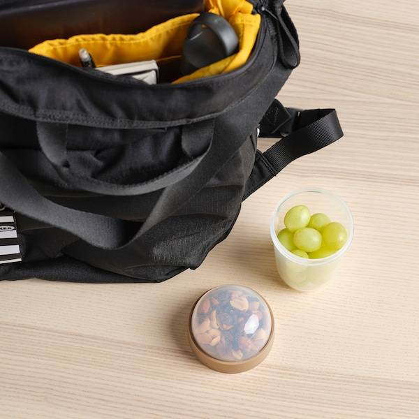 SPLITTERNY Snackdose, transparent/hell graubraun, Kauf eins, bekomm eins gratis