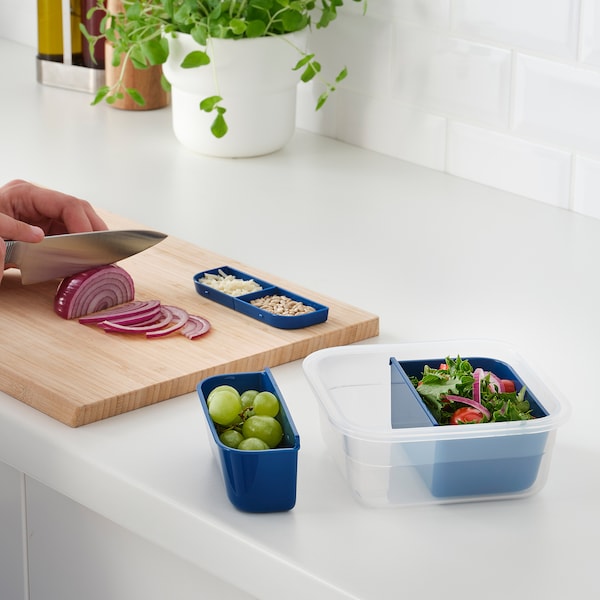 IKEA 365+ Lunchbox-Einsatz 2 St., dunkelblau VIP-Rabatte