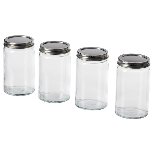 CITRONHAJ Gewürzglas, Klarglas/Edelstahl, Clearance-Verkauf