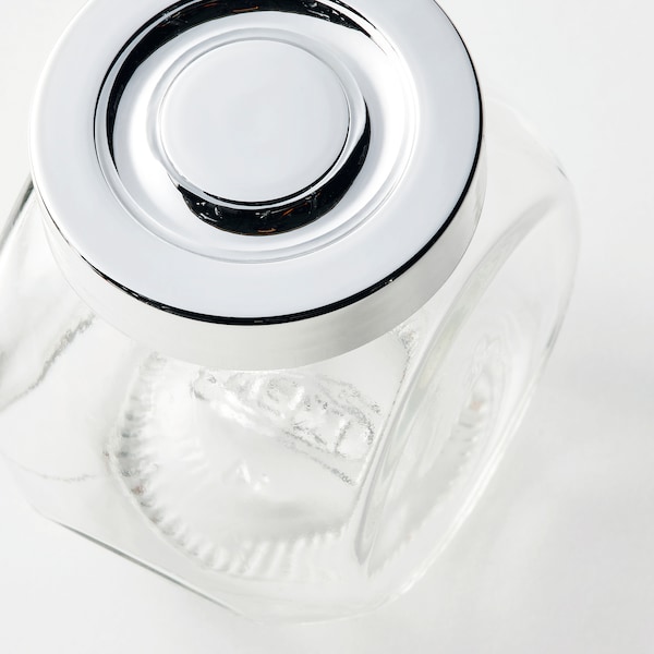 RAJTAN Gewürzglas, Glas/aluminiumfarben, Speichern exportieren