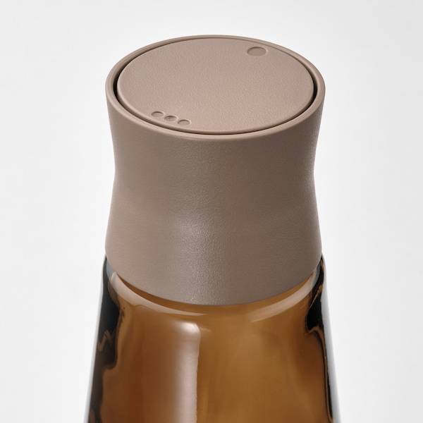 HALVTOM Salz- und Pfefferstreuer, Glas/braun, 50% Rabatt für begrenzte Zeit
