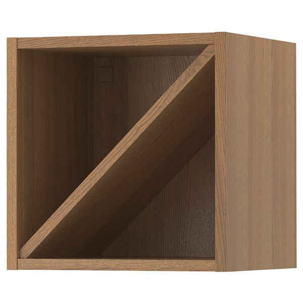 VADHOLMA Flaschenregal, braun/Esche geb.,