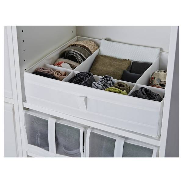 SKUBB Kasten mit Fächern, weiß, Begrenztes Angebot