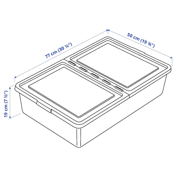 SOCKERBIT Box mit Deckel, weiß, Vatertagsangebot