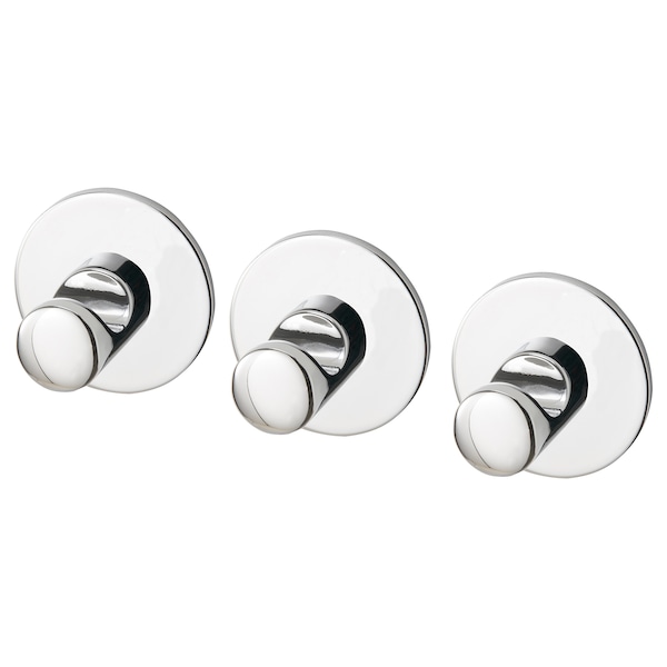 SKOGHALL Haken, selbstklebend, verchromt Blitzangebot