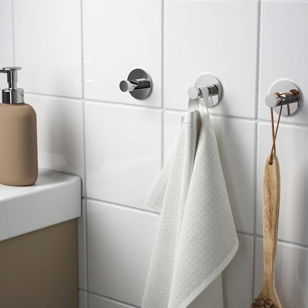 SKOGHALL Haken, selbstklebend, verchromt Blitzangebot