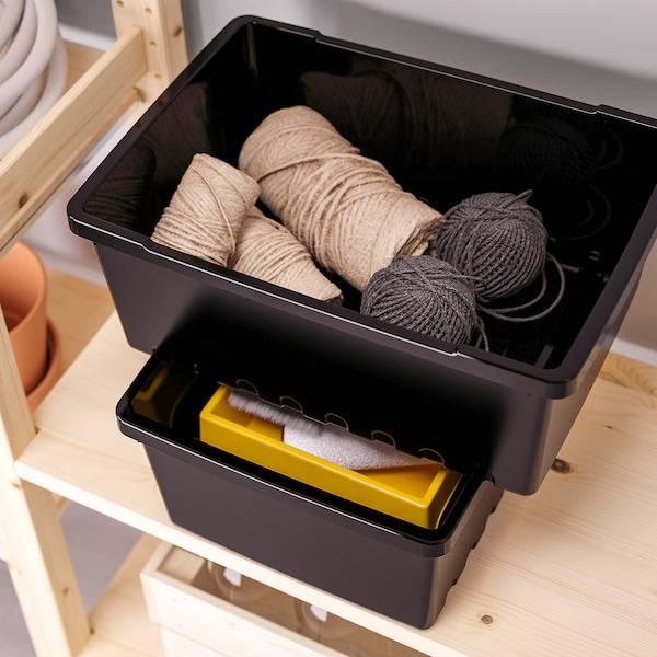UPPSNOFSAD Box, schwarz, Meist gekauft
