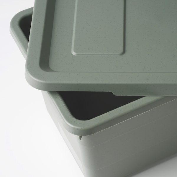 SOCKERBIT Box mit Deckel, graugrün, Blitzverkäufe
