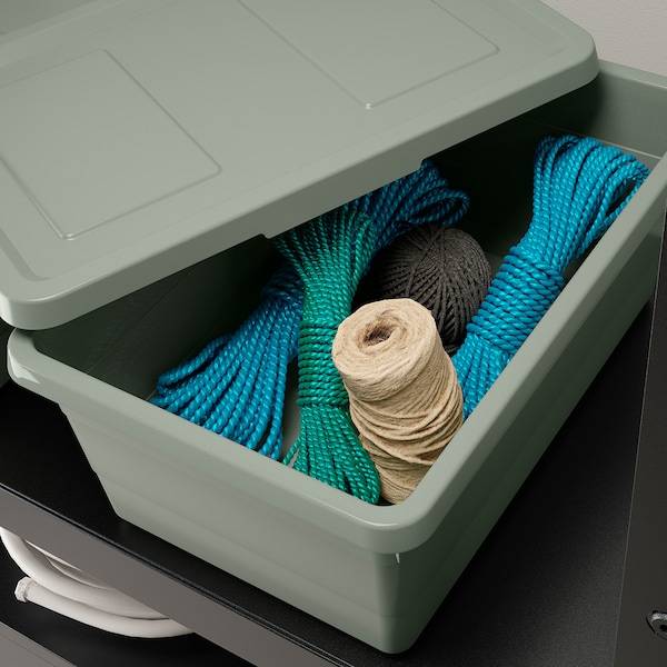 SOCKERBIT Box mit Deckel, graugrün, Blitzverkäufe