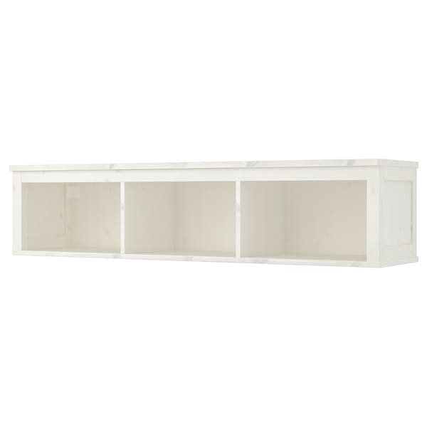 HEMNES Wandregal, weiß gebeizt, Fabrikpreis
