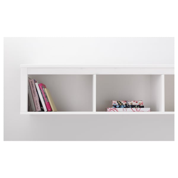HEMNES Wandregal, weiß gebeizt, Fabrikpreis