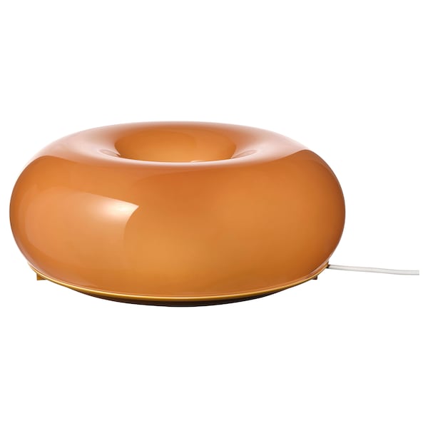 VARMBLIXT Tisch-/Wandleuchte, LED, orange Glas/rund, Muttertagsangebot