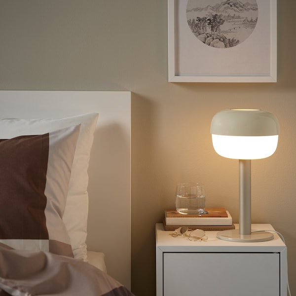 BLÅSVERK Tischleuchte, beige, Vatertagsangebot