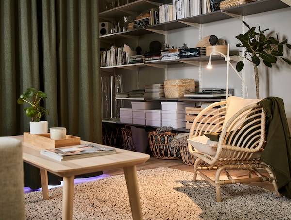 NÄVLINGE Stand-/Leseleuchte, LED, weiß Nur noch ein Tag übrig