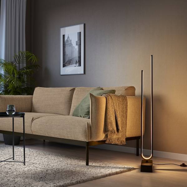 PILSKOTT Standleuchte, LED, smart schwarz Riesige Rabatte
