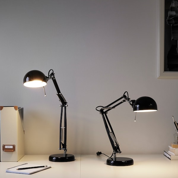 FORSÅ Arbeitsleuchte, schwarz Preisnachlass