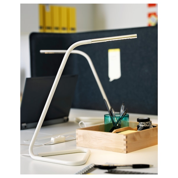 HÅRTE Arbeitsleuchte, LED, weiß/silberfarben Weihnachtsangebot