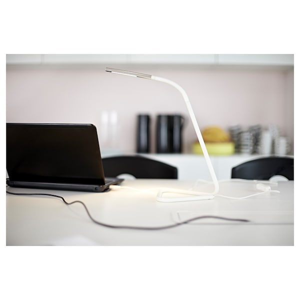 HÅRTE Arbeitsleuchte, LED, weiß/silberfarben Weihnachtsangebot
