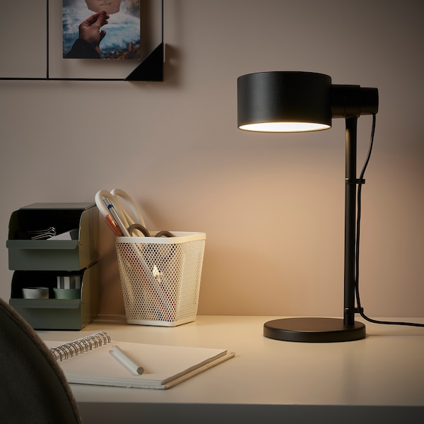 LÖVMÅNAD Arbeitsleuchte, schwarz Top Angebot