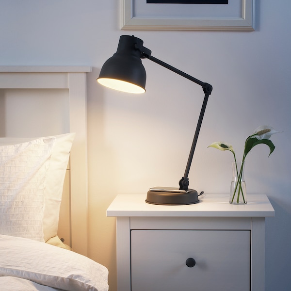 HEKTAR Arbeitsleuchte mit Ladefunktion, dunkelgrau Online Outlet