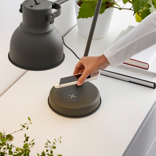 HEKTAR Arbeitsleuchte mit Ladefunktion, dunkelgrau Online Outlet
