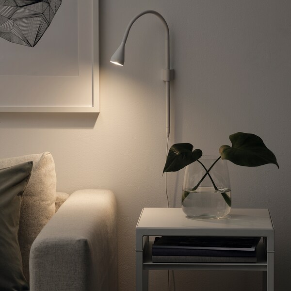 NÄVLINGE Wand-/Klemmspot, LED, weiß Blitzangebot