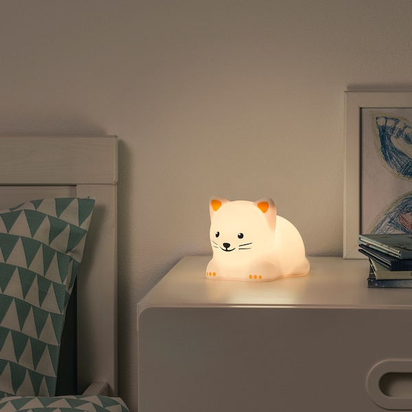 TÖVÄDER Nachtlicht LED, Katze batteriebetrieben Bis zu 65% Rabatt