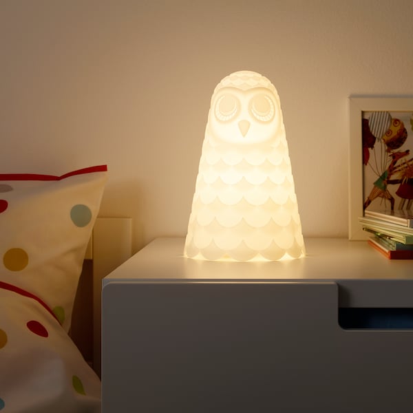 SOLBO Tischleuchte, LED, weiß/Eule, Speichern exportieren