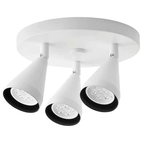NÄVLINGE Deckenspot/3 Spots, weiß Kostenloser Versand