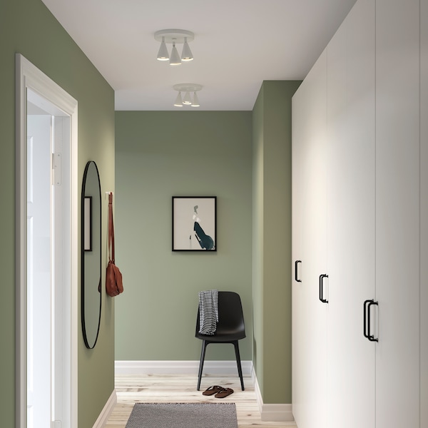 NÄVLINGE Deckenspot/3 Spots, weiß Kostenloser Versand