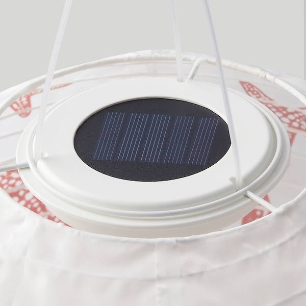 SOLVINDEN Solarhängeleuchte, LED, für draußen rund/rot Stern, Fabrik Onlineshop