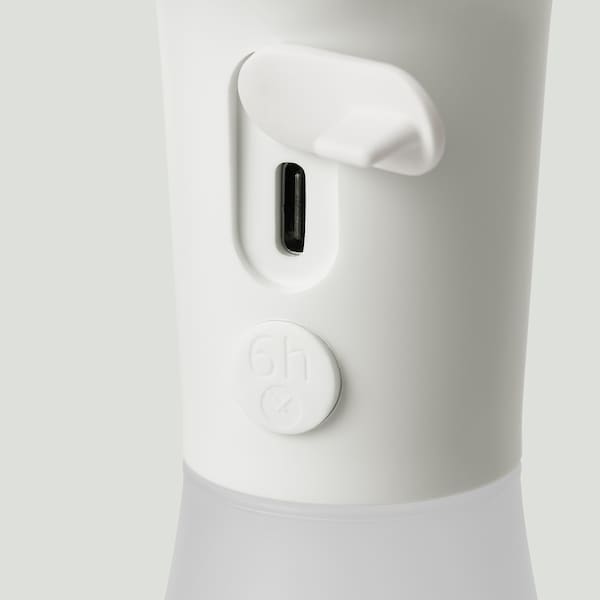 SOLVINDEN Tischleuchte, LED, batteriebetrieben für draußen/kegelförmig weiß, Online Outlet
