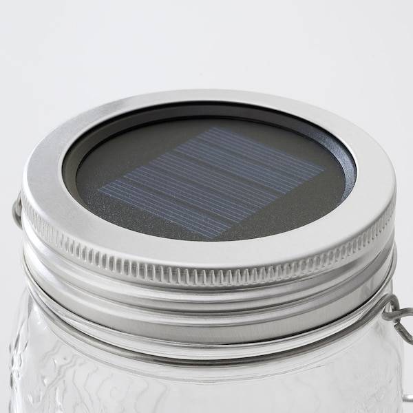 SOLVINDEN Solartischleuchte, LED, für draußen/Glas klar, Exklusive Angebote