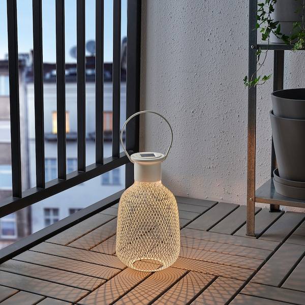 SOLVINDEN Solarlaterne, LED, für draußen/Netz weiß, Bestseller