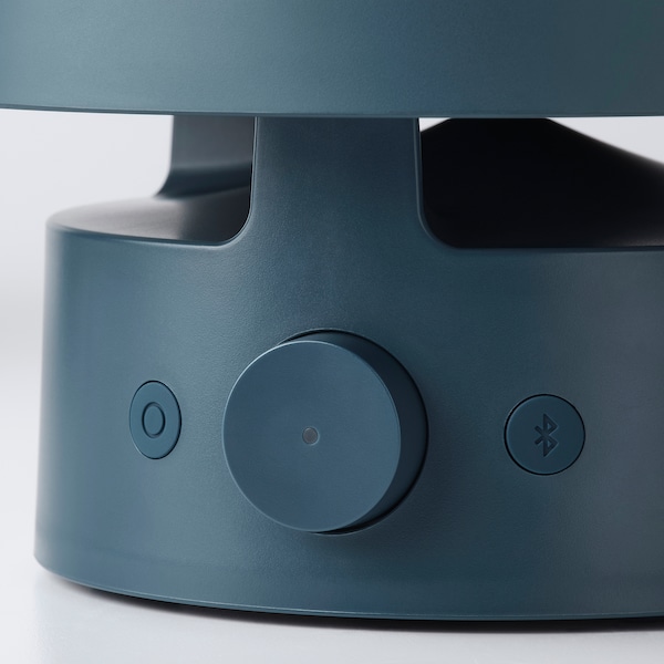 VAPPEBY Leuchte m Bluetooth-Lautsprecher, für draußen/blau VIP-Rabatte