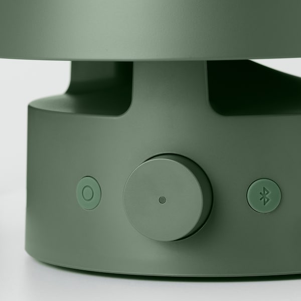 VAPPEBY Leuchte m Bluetooth-Lautsprecher, für draußen/grün Tiefpreis